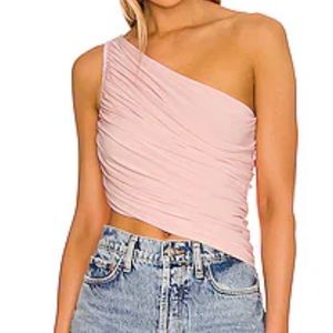 Norma Kamali top small blush pink